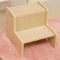 Wooden Toddler Step Stool For Kids, WOOD CITY Bathroom Potty Stool And Kitchen Stool- $32.95 MSRP