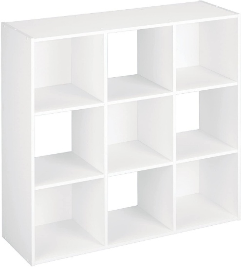 ClosetMaid Cubeicals Organizer, 9-Cube, White