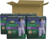 Depend Night Defense Incontinence Underwear For Women, Disposable, Overnight, Large- $53.00 MSRP