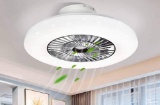 DLLT LED Remote Ceiling Fan With Light Kit - 40W Modern Dimmable Ceiling Fan Lighting- $212.99 MSRP