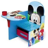 Delta Children Chair Desk with Storage Bin, Disney Mickey Mouse