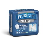 Medline FIT33005A FitRight Super Adult Incontinence Underwear, Maximum Absorbency, Medium