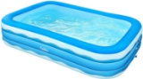 Sable Inflatable Pool, 118 x 72 x 22in Rectangular Swimming Pool (SA-HF071) $79.99 MSRP