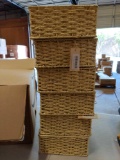 Woven Storage Baskets 6 Sets of 3