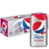 Pepsi, Diet Pepsi, Wild Cherry, 12 oz (Pack of 8)