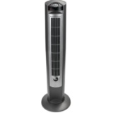 Lasko Wind Curve Tower Fan with Nighttime Setting, Gray/Silver - Gray