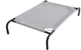 The Original Elevated Pet Bed by Coolaroo Large, Grey - $28.15 MSRP