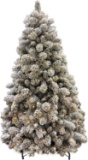 AMERIQUE 691322310863 8 FEET Premium Artificial Full Body Shape Christmas Tree with Metal Stand