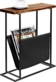 MyGift 21-Inch Modern Wood and Metal End Table with Magazine Holder Sling - $44.99 MSRP