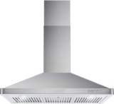 Cosmo 63190 36 In. Wall Mount Range Hood With Ductless Convertible Duct, Kitchen - $206.99 MSRP