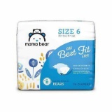 Mama Bear Best Fit Diapers 25-Count Size 6 Wetness Indicator Absorbent Material
