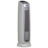 Lasko 5775 Electric 1500W Ceramic Space Heater Tower with Thermostat and Auto-Off Timer