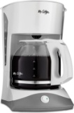 Mr. Coffee 12-Cup Manual Coffee Maker, White - $38.14 MSRP