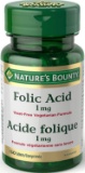 Nature's Bounty Folic Acid 1 mg 150 Tablets (Packaging May Vary) - $20.25 MSRP