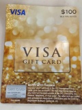 $100 Visa Gift Card Valid Thru 8/2028