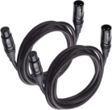 Cable Matters 2-Pack Premium XLR to XLR Microphone Cable 6 Feet - $15.99 MSRP