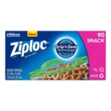 Ziploc Brand Snack Bags with Grip 'n Seal Technology, 90 Count