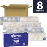 Kleenex Ultra Soft Facial Tissues, 8 Flat Boxes, 120 Tissues per Box (960 Total Tissues) $13.99 MSRP