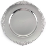 Tiger Chef Silver Charger Plates - Antique Plate Chargers for Dinner Plates - $35.00 MSRP