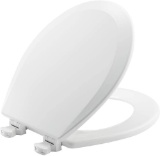 BEMIS 500EC 390 Toilet Seat With Easy Clean And Change Hinges, ROUND, Durable Enameled- $18.31 MSRP