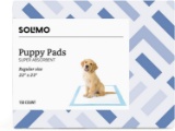 Amazon Brand - Solimo Super Absorbent Puppy Pads, Unscented, Regular (22