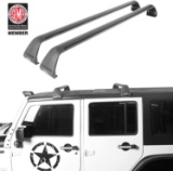 Hooke Road Roof Rack Cross Bars Kayak Cargo Carriers Compatible with Jeep Wrangler JK JL Gladiator