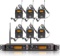 Xtuga RW2080 in Ear Monitor System 2 Channel 6 Bodypack Monitoring with in Earphone $459.00 MSRP