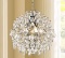 Bestier Modern Pendant Chandelier Crystal Raindrop Lighting Ceiling Light Fixture Lamp