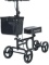 ELENKER Steerable Knee WalkerDeluxe MedicalScooter for FootInjuries CompactCrutchesAlternative Black