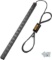 BESTTEN 16-Outlet Heavy Duty Metal Power Strip, 12ft Long Extension Cord, Black