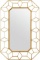 Amazon Brand ? Stone and Beam Diamond Shape Metal Frame Hanging Decorative Wall Mirror, 34.25 Inch