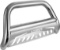 ACUMSTE Bull Bar Stainless Steel Front Bumper Brush Guard with Skid Plate Off Road