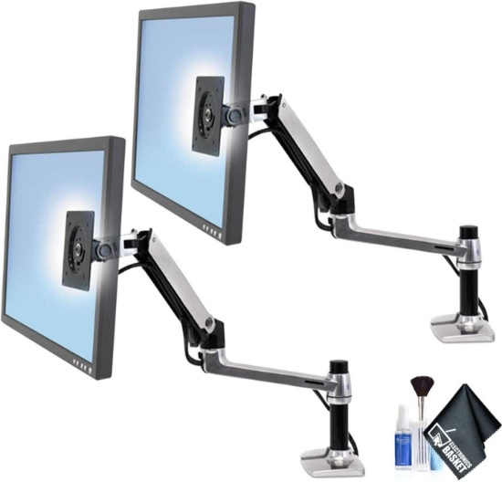 Ergotron 45-241-026 LX Desk Mount LCD Arm - 2 Pack (45-241-026) - $276.46 MSRP