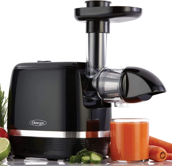 Omega H3000D Cold Press 365 Juicer Slow Masticating Extractor Creates Delicious Fruit - $149.99 MSRP