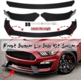 BETTERCLOUD Universal Front Bumper Lip Body Kit Spoiler Wing Fit for Ford Mustang GT 2000-2019