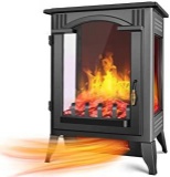 Infrared Electric Fireplace Stove - Air Choice Freestanding Electric Fireplace Heater (SFP202E)