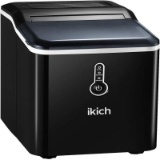 IKICH Ice Maker Countertop, Black (CP217A)