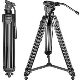 Neewer Professional 61 inches/155 Cm Aluminum Alloy Video Camera Tripod(10087146) - 109.99 MSRP