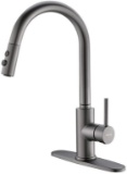 RULIA Matte Black Kitchen Faucet, Kitchen Sink Faucet, Sink Faucet $79.99 MSRP