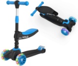 RideVOLO K02 2-in-1 Kick Scooter with Removable Seat Great for 2-6 Years Old