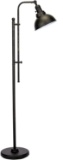 Industrial Floor Lamp Adjustable, Rustic Floor Task Lamp In Aged Bronze Finish - $69.99 MSRP