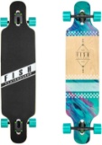 Fish Skateboards 41-Inch Downhill Longboard Skateboard (Green Trace) - $65.99 MSRP
