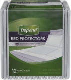 Depend Incontinence Bed Protectors, Disposable Underpads