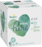Baby Wipes, Pampers Aqua Pure Sensitive Water Baby Diaper Wipes 8X Pop-Top Pcks, 448 Ct -$19.94 MSRP
