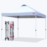 MasterCanopy Durable Ez Pop-up Gazebo Tent (3x3M,White)