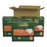 Depend Incontinence Protection with Tabs, Maximum Absorbency, L, 48 Count $33.72 MSRP