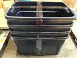 Rubbermaid 14 Gal Roughneck? Storage Totes Durable