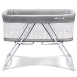 MiClassic 2in1 Rocking Bassinet One-Second Fold Travel Crib Portable Newborn Baby