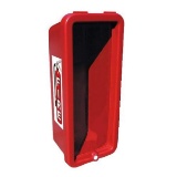 CATO 10551-O Red Plastic Chief Fire Extinguisher Cabinet for 2-1/2 or 5 lb. Extinguisher