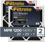 Filtrete Allergen Defense Odor Reduction AC Furnace Air Filter, MPR 1200, $57.52 MSRP